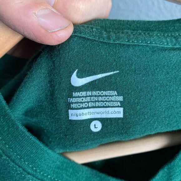 Girls Baylor Bears #1 Nike Short Sleeve V-Neck T-Shirt Size Large 12-13 Years - Picture 3 of 4